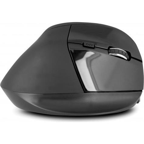 Thumbnail - Urban Factory Ergo PRO Maus rechts RF Wireless Optisch 2400 DPI (Kabellos), Maus, Schwarz