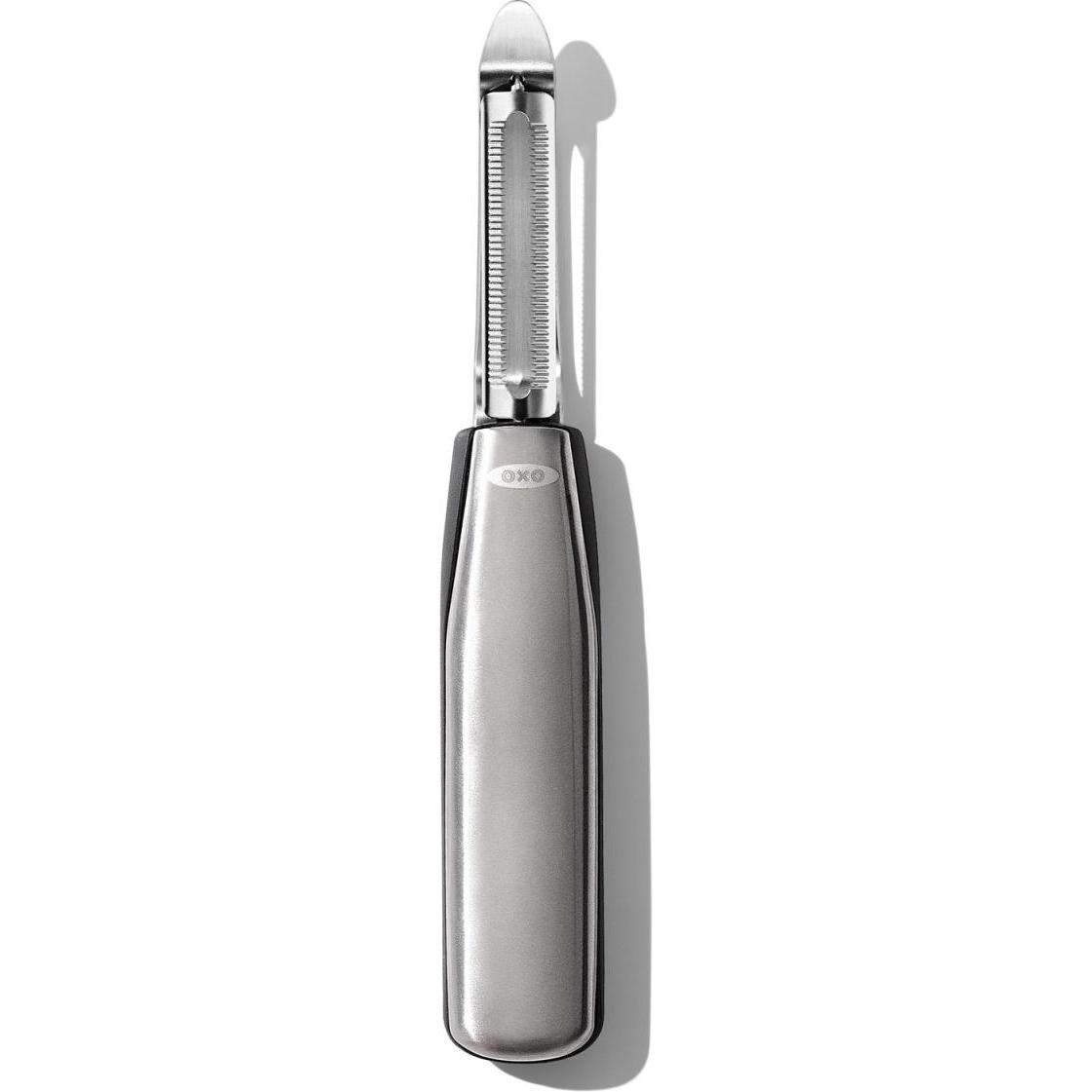 OXO Good Grips Schäler für Früchte und Tomaten, Sparschäler, Silber
