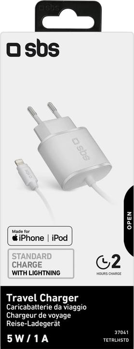Immagine prodotto SBS Caricabatterie da viaggio per iPhone e iPod (5 W)