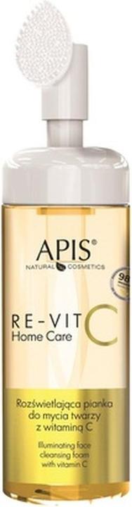 Actual product image NoName Apis Re-Vit C Illuminating Cleansing Foam for Grey Dull Skin Discolorations 150ml (Cleansing Foam, 150 ml)