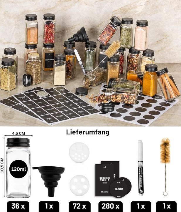 Actual product image Deco haus Gewürzgläser Set (4.32 l)