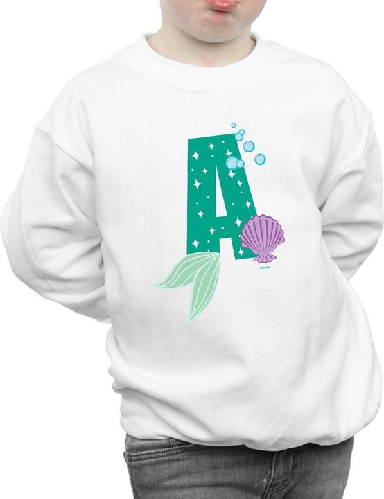 Produktbild Disney Alphabet A Is For Ariel Sweatshirt Jungen (140, 146)