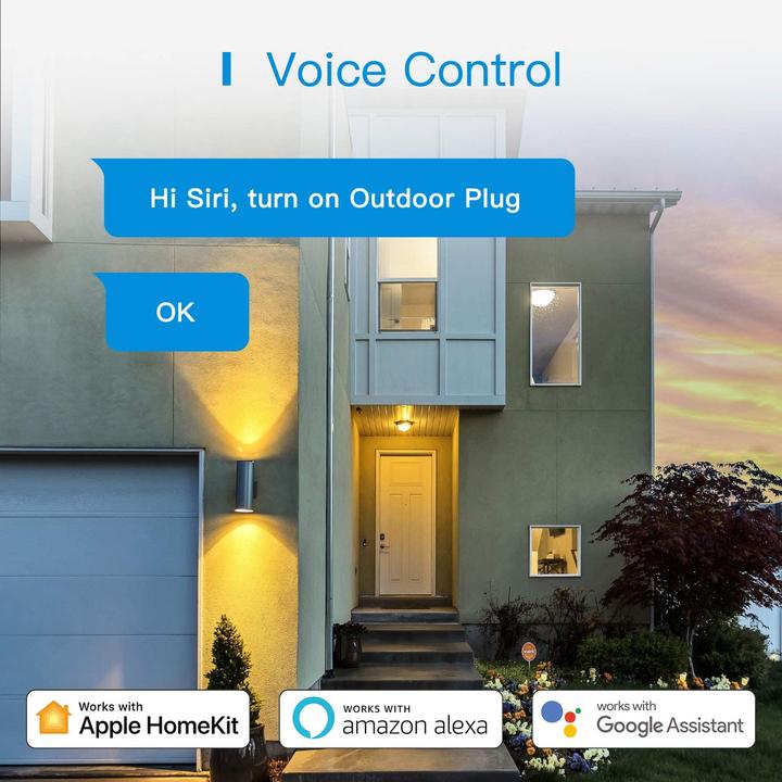 Image du produit Meross Smart WiFi Indoor/Outdoor Plug Homekit