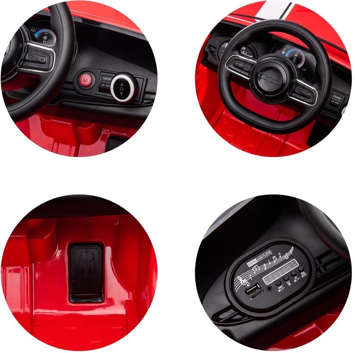 Produktbild Chipolino Kinder Elektroauto Fiat 500 (12 V)