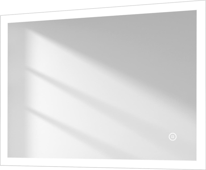 Emke Bathroom Mirror With Lighting 80*60cm,Fog-Free, 3 Colour Temperatures (3000K-6500K)&Dimmable