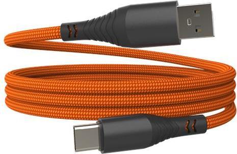 Conceptronic Hammer USB-A-auf-USB-C-Kabel 3A 65W 1m (482Mbp/s), ORANGE (1 m, 65 W)