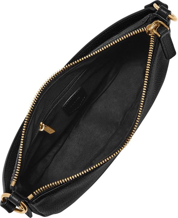 Actual product image Fossil Huntington Leather and Polyester Men's Wallet Set with Adjustable Strap