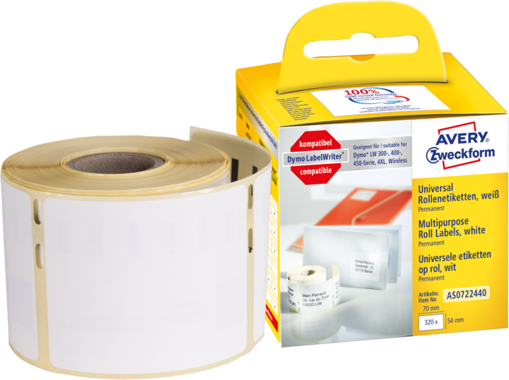 Image du produit Avery Étiquettes en rouleau