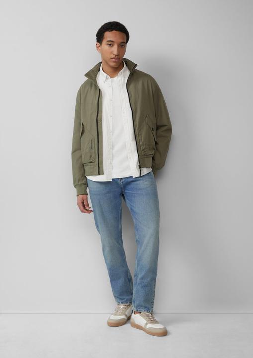 Produktbild S.Oliver Outdoor-Jacke Hochwertiger Baumwoll-Blouson mit Kontrast-Details (XL)