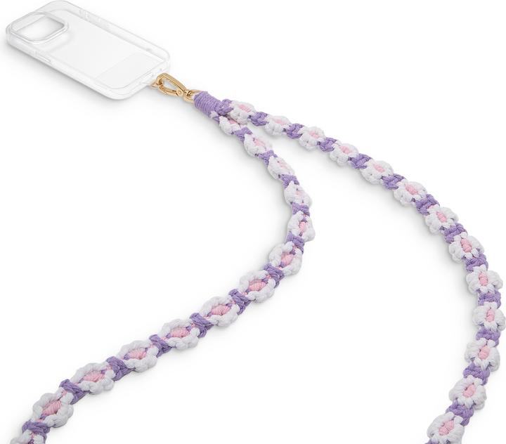 Produktbild iDeal Of Sweden für alle Cases mit Ladeanschluss mittig Necklace Phone Strap Crochet Flower