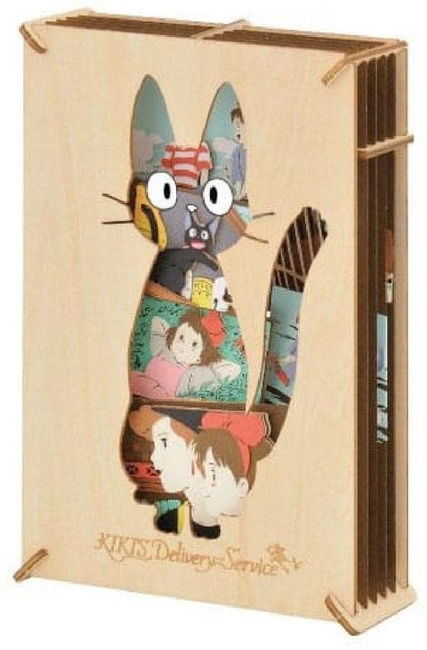 Image du produit Ensky Ghibli - Kiki la petite sorcière - Théâtre de papier style bois Silhouette de Jiji