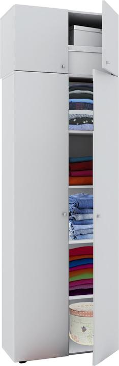 Produktbild VCM Holz Kleiderschrank Serie Vandol mit Drehtüren (70 x 40 x 218 cm)