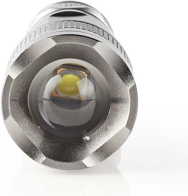 Image du produit Nedis Lampe de poche LED, Premium, 330lm - argenté (3.40 cm, 330 lm)