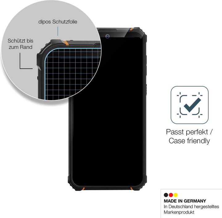 Produktbild Dipos Anti-Shock Displayschutz Matt 9H (1 Stück, Hotwav W10)