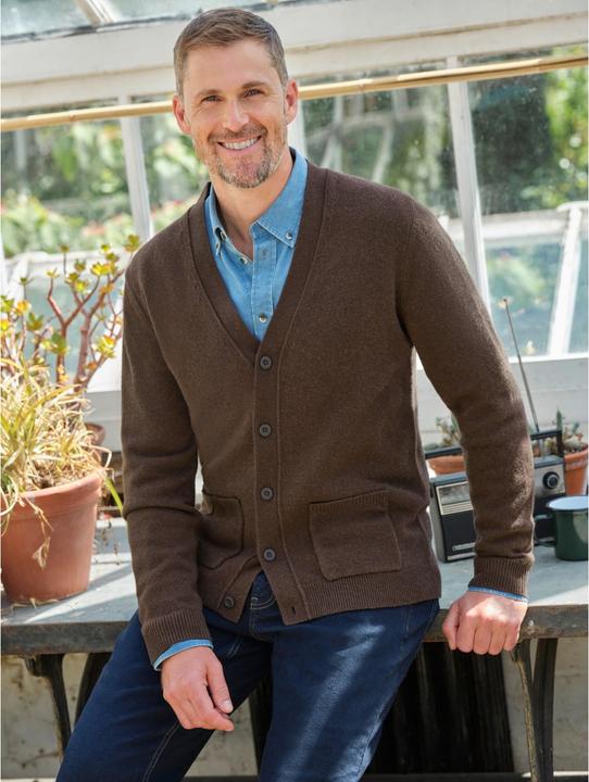 Produktbild Woolovers Strickjacke VAusschnitt Schafwolle (M)