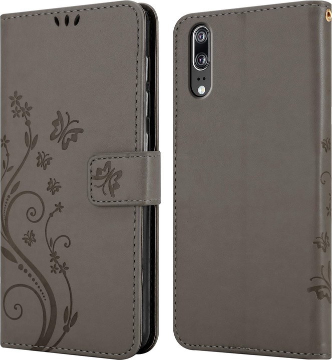 Produktbild Cadorabo Flower Book Cover (Huawei P20)