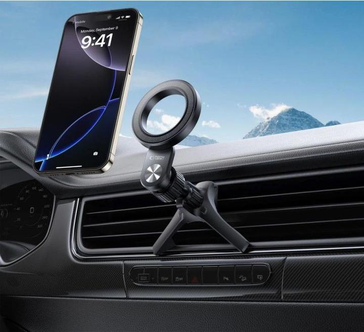 Actual product image Tech-Protect N53 Car Air Vent Holder with MagSafe Rings - Black