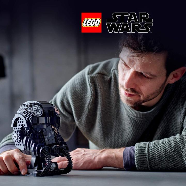 Actual product image LEGO TIE Fighter Pilot Helmet (75274, LEGO Star Wars)