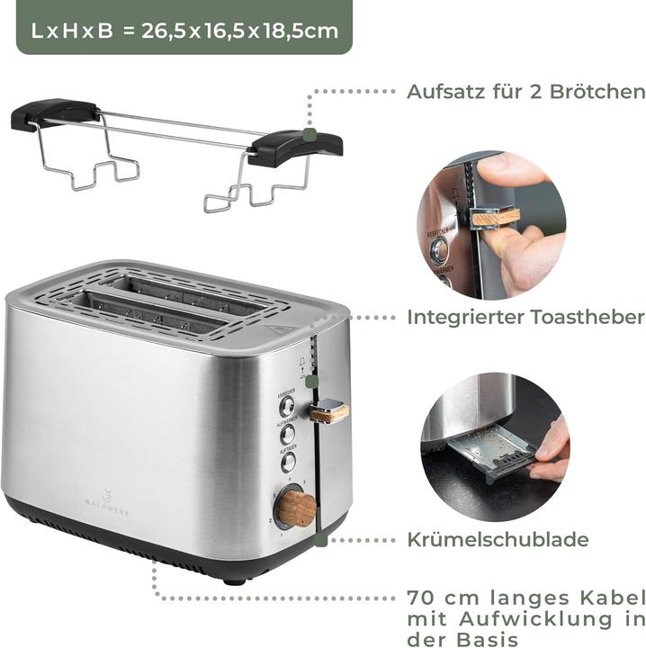 Produktbild Edelstahl-Toaster