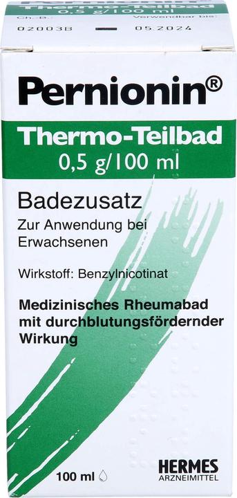 Actual product image Hermès Pernionin Thermo Partial Bath medical rheumatism bath with circulation-promoting effect, 100 ml (100 ml)