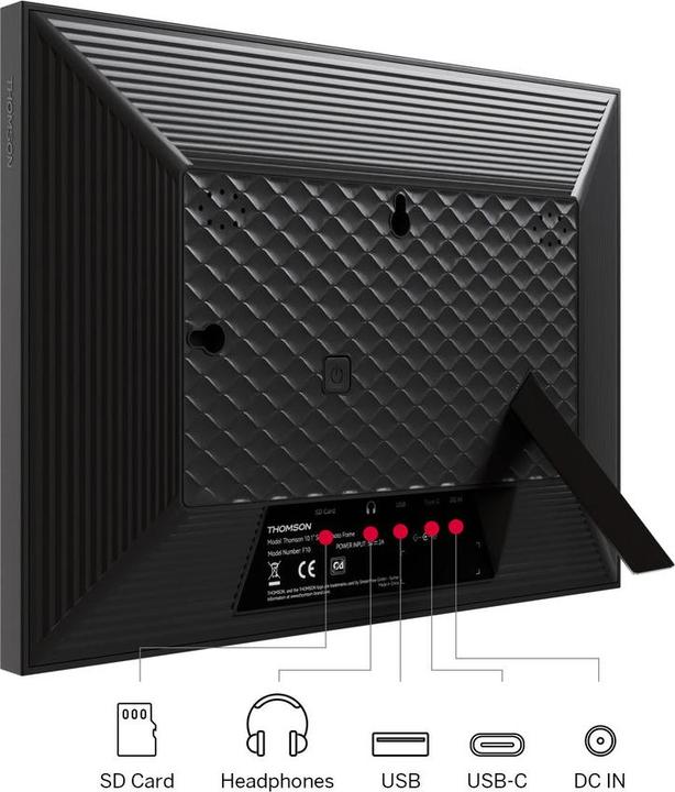 Produktbild Thomson 10" Smart Photo Frame - Black (10.10", 1280 x 800 Pixel)