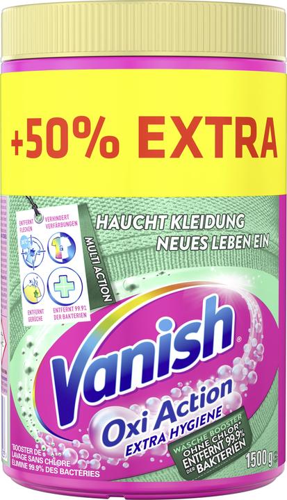 Vanish Oxi Action Pulver Extra Hygiene (80 Waschgänge, Waschpulver)