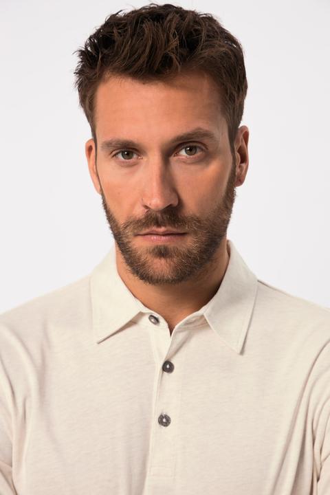 Produktbild JP1880 JP AWARE Poloshirt, Langarm mit Manschetten, GOTS zertifizierte Biobaumwolle (4XL)