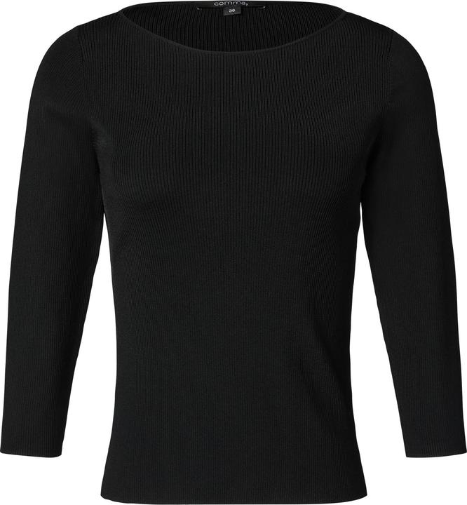 Image du produit Comma Strickpullover Schmaler Strickpullover mit 3/4-Arm (34)