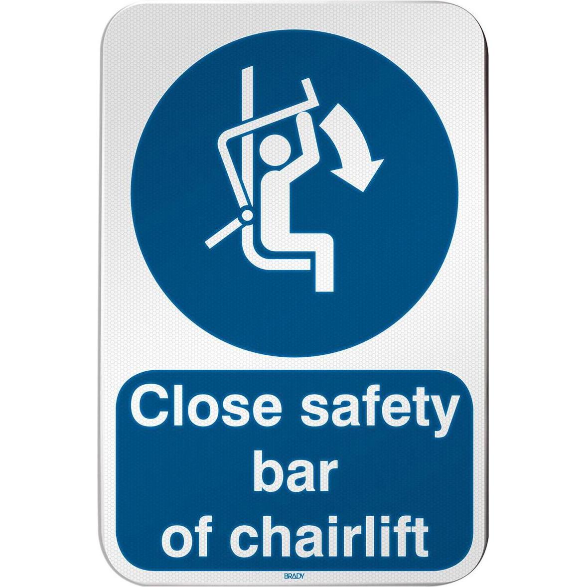 Brady, Sicherheitskennzeichnung, ISO Safety Sign - Close