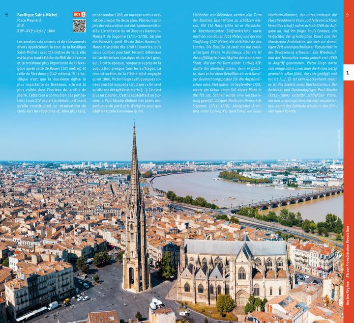 Produktbild Bordeaux. Architekturführer/Guide d'Architecture (Deutsch, Französisch, Jean-Philippe Hugron, 2024)