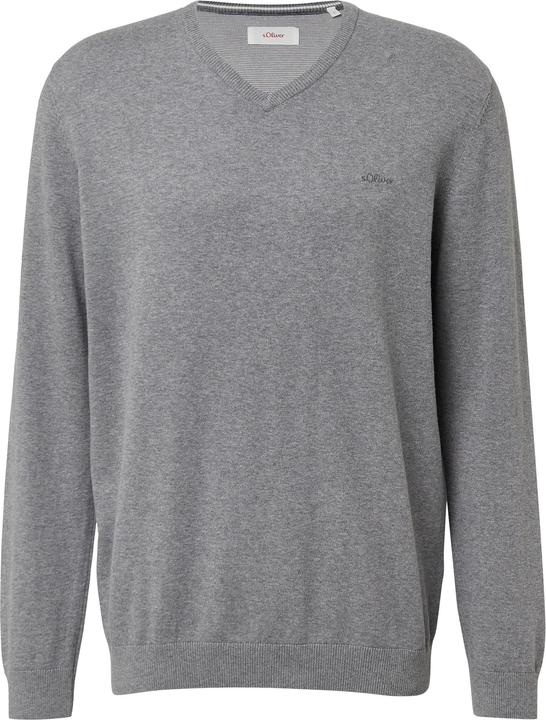 Actual product image s.Oliver Strickpullover Strickpullover mit Logo-Stickerei (XL)