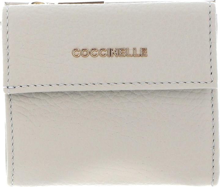 Actual product image Coccinelle Metallic Soft Mini Wallet Grainy Leather