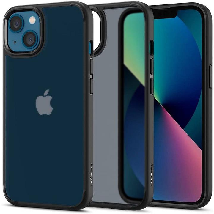 Spigen Hoesje Ultra Hybrid Apple iPhone 13 Mat Frost Zwart (Apple iPhone 13)