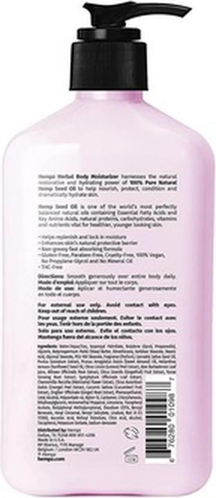 Produktbild Hempz Pomegranate Herbal Body Moisturizer 17oz Paraben-Free Anti-Aging Hydrating Lotion for All Skin (Körperlotion)