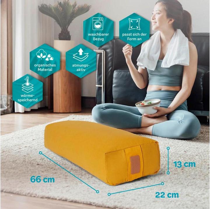 Immagine prodotto DoYourSports Cuscino yoga Bolster Paravati (13 cm)