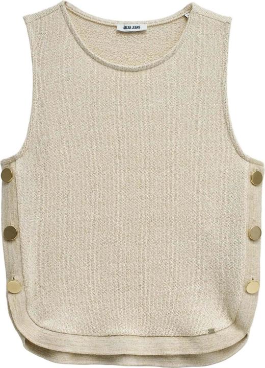 Produktbild Salsa Jeans Top Lurex Knit With Buttons (L)