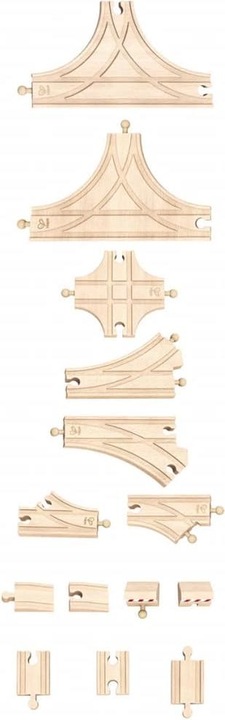 Actual product image Hape Rail kit changeover & switches