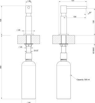Produktbild Gessi Spülmitteldispenser 29651