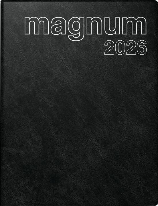 rido/idé Wochenkalender Modell magnum, Schaumfolien-Einband Catana, schwarz 2026 (19 x 24,5 cm, Allemand)