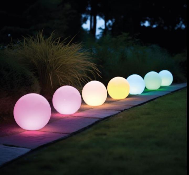 Produktbild Century LED Solarlampe BOLLA 0,4W RGB Dimm. IP44 klein (IP44)