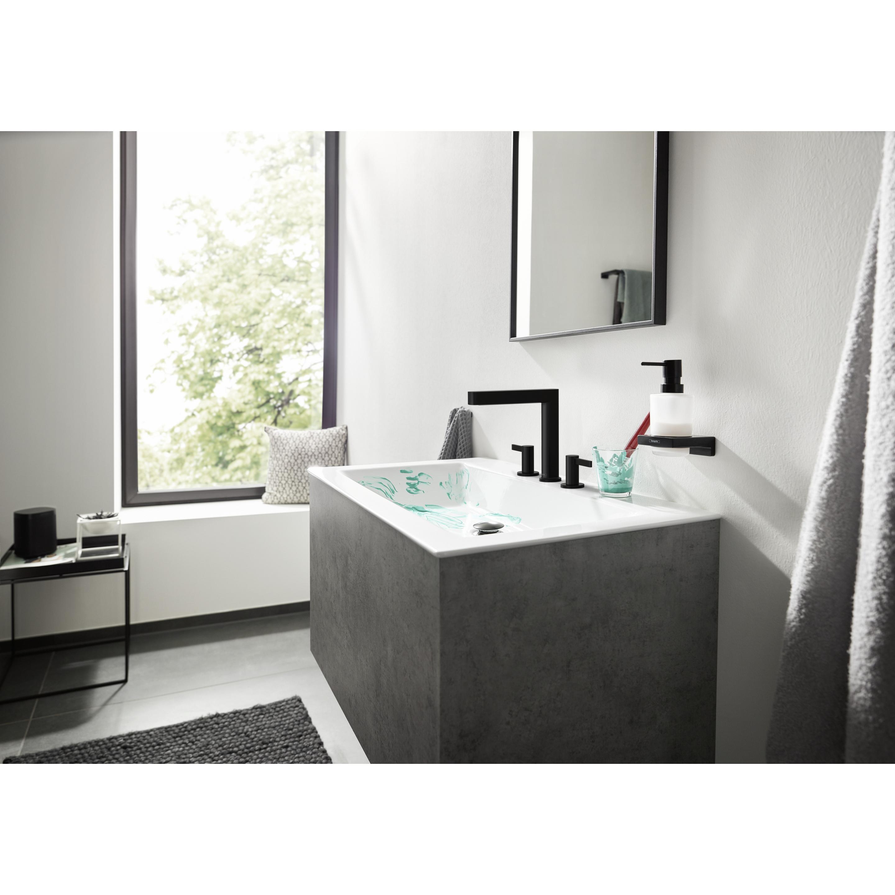 Thumbnail - hansgrohe, Badarmatur, HG 3-Loch-Waschtischarmatur FINORIS 160 m PO Ablaufgarnitur 1 1/4Zoll mattschwar