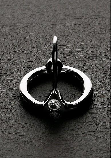 Actual product image Triune Lock N Load - Glans Ring Cum Stopper - Stainless Steel (10 cm)