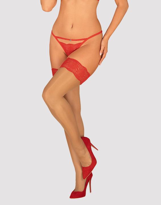Immagine prodotto Obsessive Calze Mellania - Rosso (XL)
