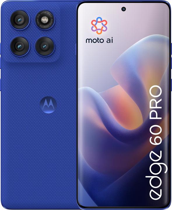 Actual product image Motorola edge 60 pro (512 GB, Blue, 6.67", Dual SIM, 10 Mpx, 5G)