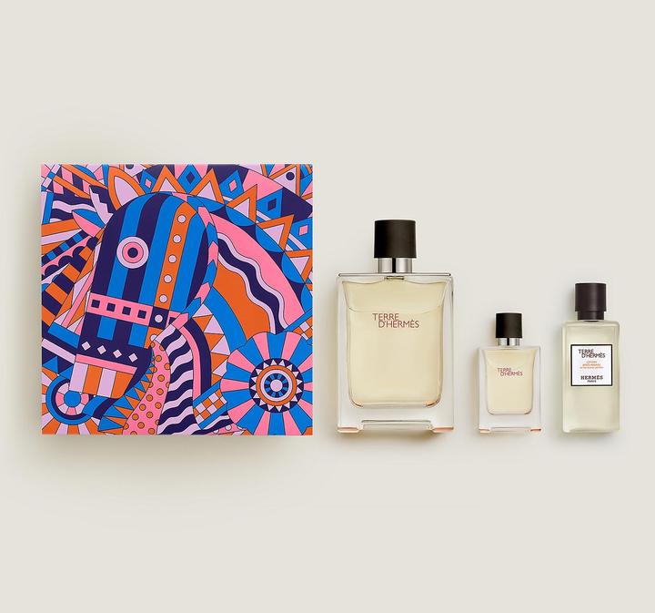 Actual product image Hermès Coffret Eau de Toilette 100 / Mini / After Shave Balm 40 (Eau de toilette, 152.50 ml)