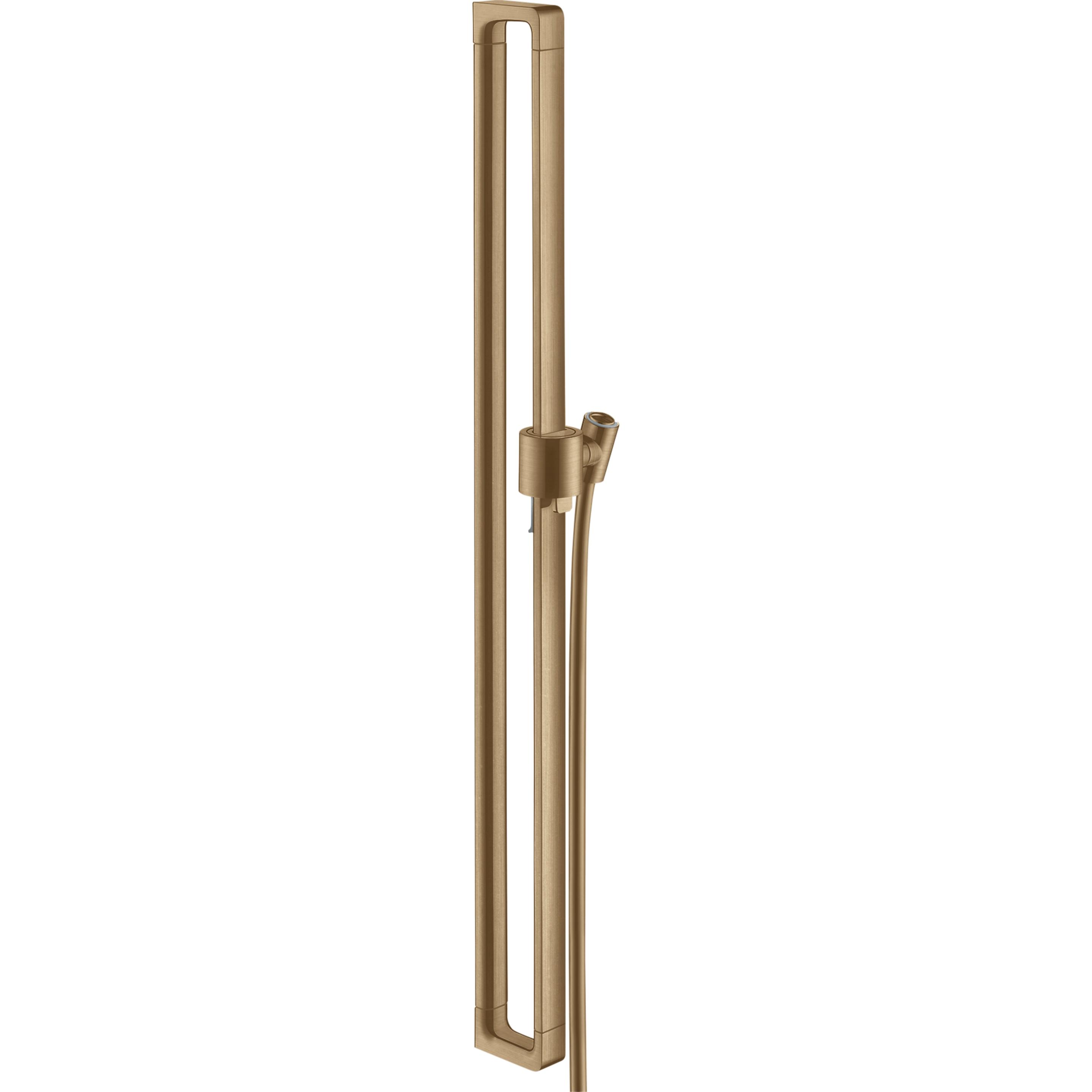 Axor, Colonna doccia + Supporto soffione, Asta doccia E CITTERIO 900mm bronzo spazzolato