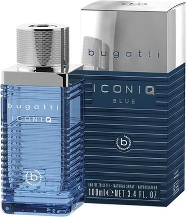 Immagine prodotto Bugatti Iconiq Blue Profumo per Uomo 100ml - Ambra acquatica aromatica (Eau de toilette, 100 ml)