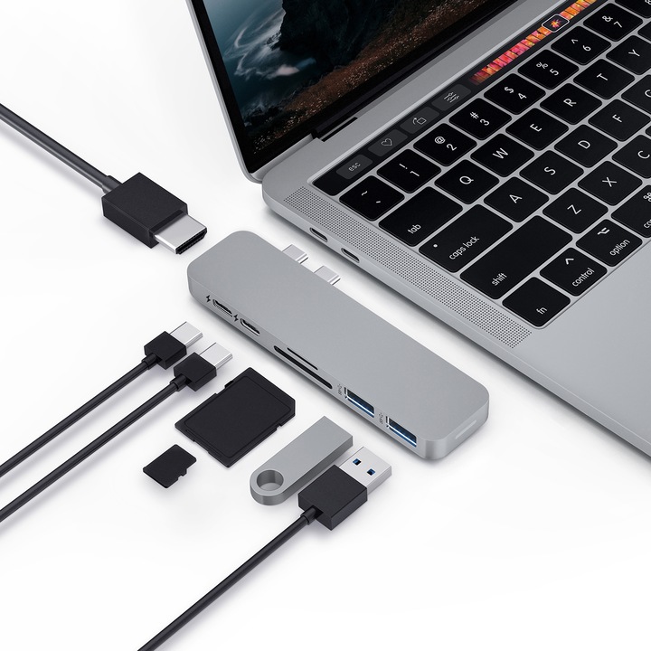 Actual product image Targus Hyper Duo (USB-C, 7 Ports)