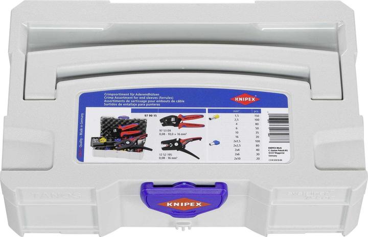 Image du produit Knipex Assortiment de sertissages (67 mm)