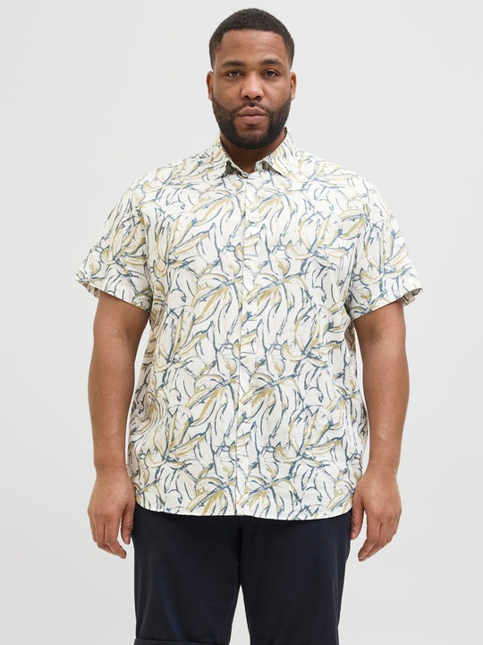 Actual product image Jack & Jones Plus Size Wide Fit Hemd Hemd (4XL)
